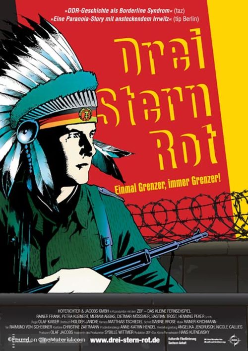 Drei Stern Rot - German Movie Poster