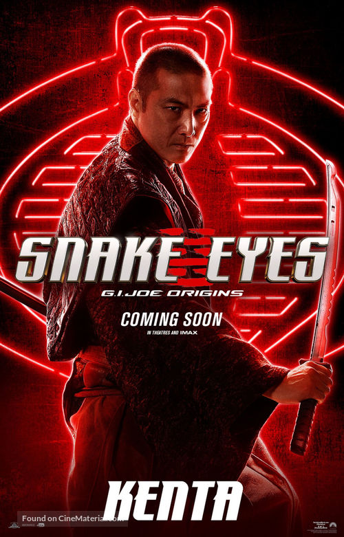 Snake Eyes: G.I. Joe Origins - International Movie Poster