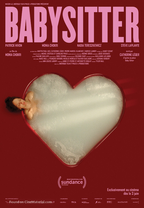 Babysitter - Canadian Movie Poster