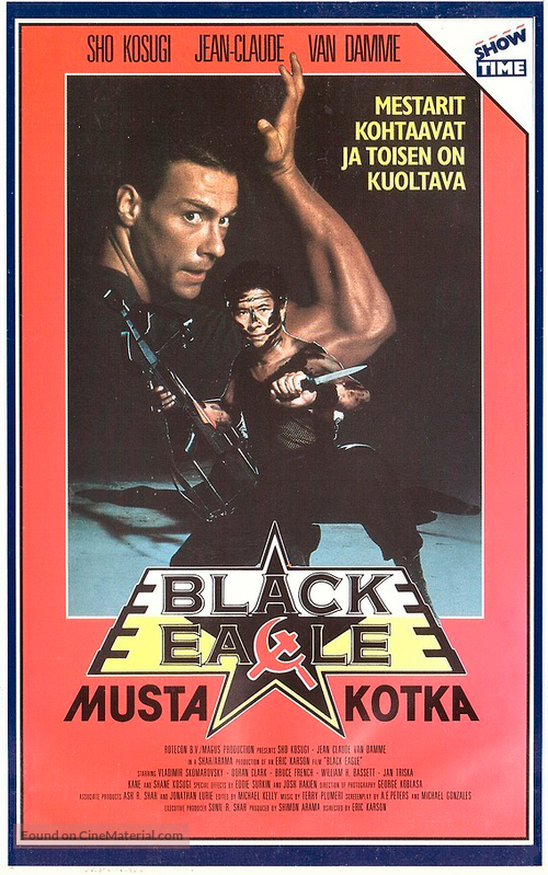 Black Eagle - Finnish VHS movie cover