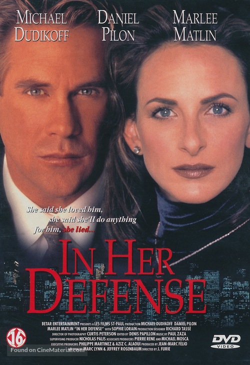 In Her Defense - Dutch DVD movie cover