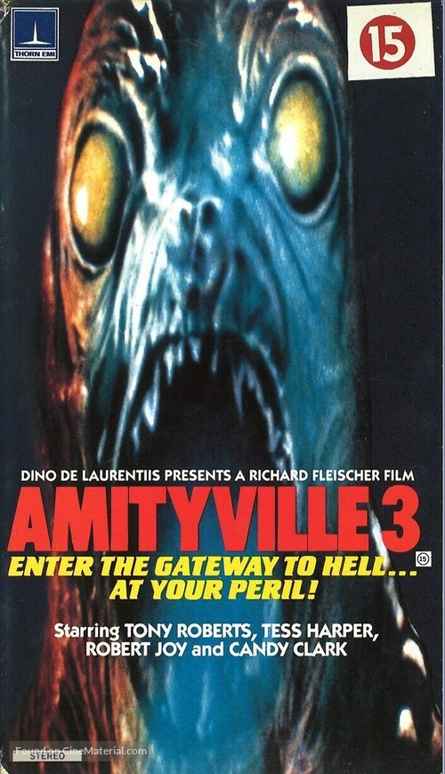 Amityville 3-D - British VHS movie cover