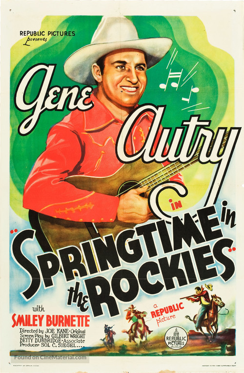 Springtime in the Rockies - Movie Poster