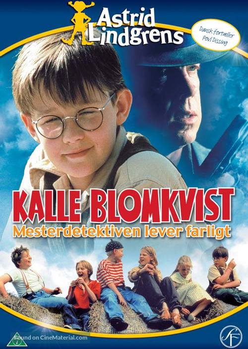 Kalle Blomkvist - M&auml;sterdetektiven lever farligt - Danish Movie Cover