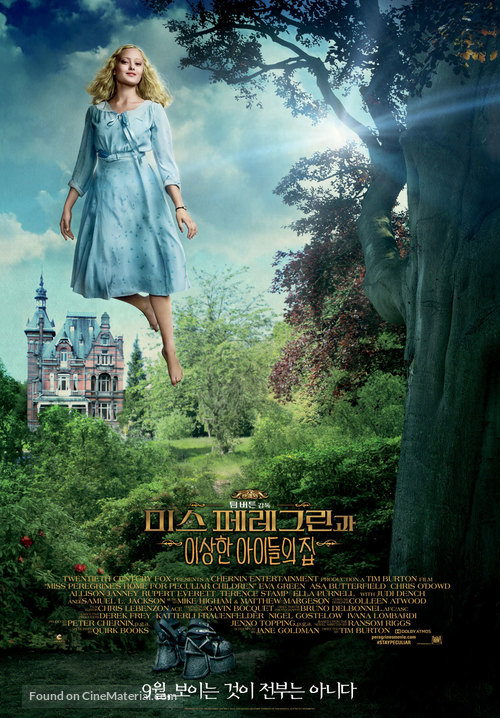 Miss Peregrine&#039;s Home for Peculiar Children - South Korean Movie Poster