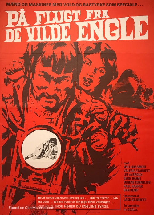 Run, Angel, Run - Danish Movie Poster