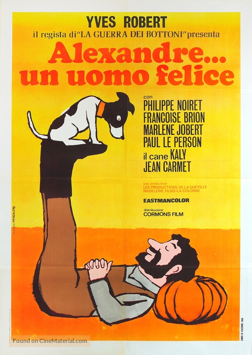 Alexandre le bienheureux - Italian Movie Poster