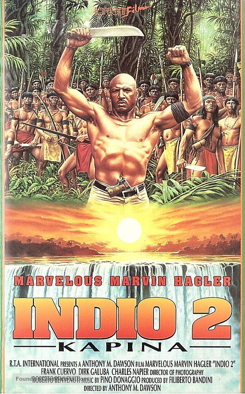 Indio 2 - La rivolta - Finnish VHS movie cover