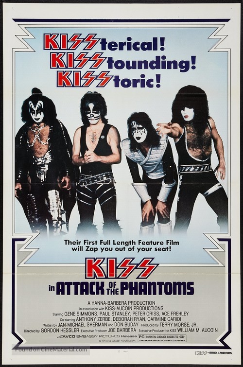 KISS Meets the Phantom of the Park - Movie Poster