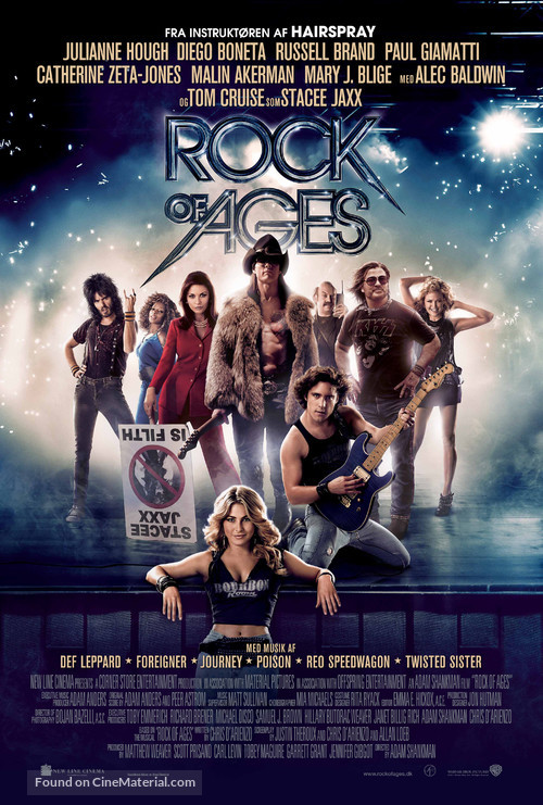 Rock of Ages - Danish Movie Poster