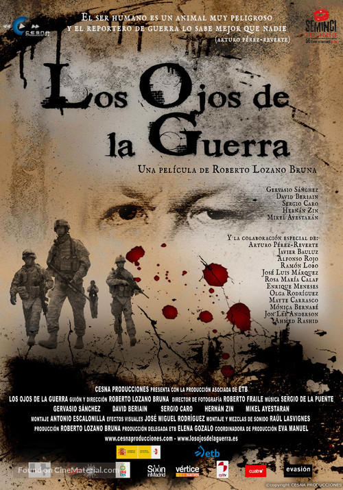 Los ojos de la guerra - Spanish Movie Poster