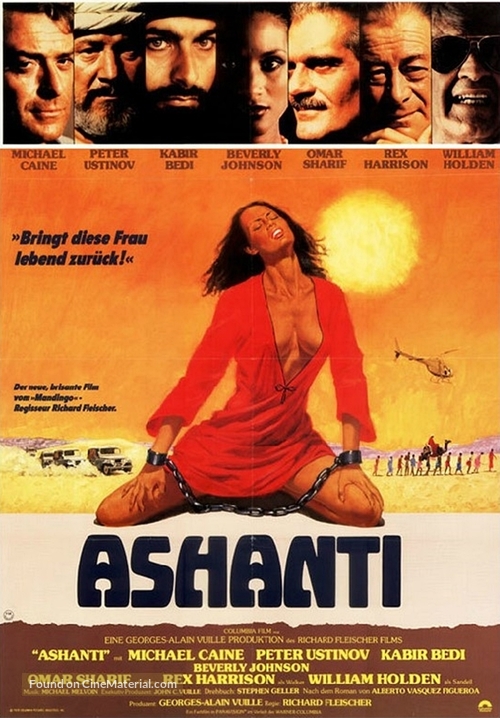 Ashanti - German Movie Poster