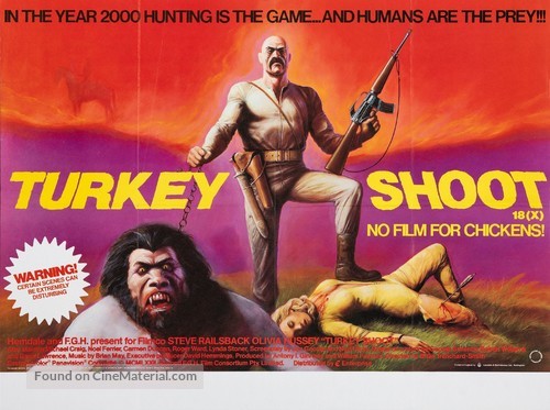 Turkey Shoot - British Movie Poster