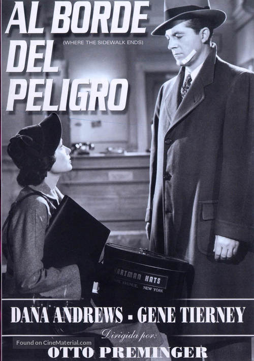 Where the Sidewalk Ends - Spanish DVD movie cover