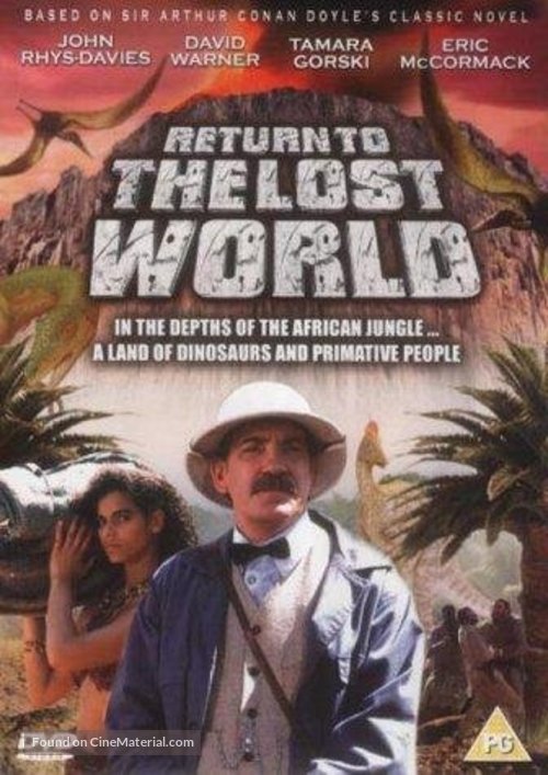 Return to the Lost World - British DVD movie cover