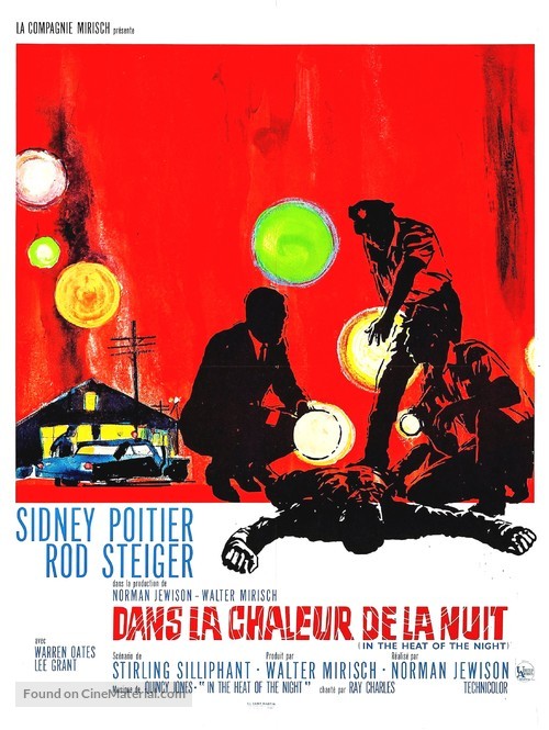 In the Heat of the Night - French Movie Poster