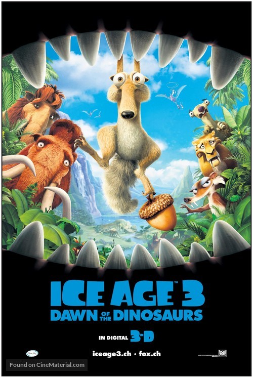 Ice Age: Dawn of the Dinosaurs - Swiss Movie Poster