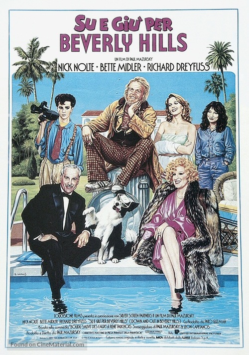 Down and Out in Beverly Hills - Italian Movie Poster