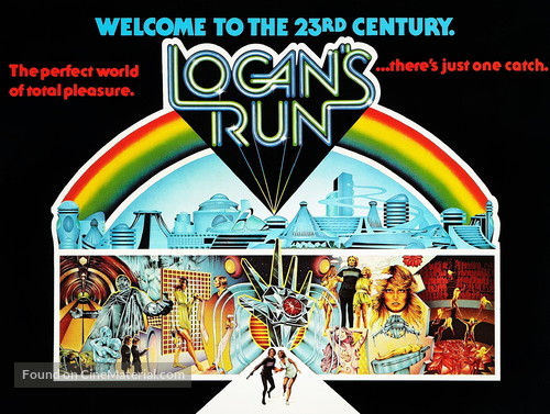 Logan&#039;s Run - British Movie Poster