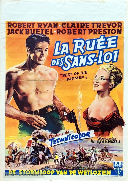 Best of the Badmen - Belgian Movie Poster