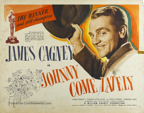 Johnny Come Lately - Movie Poster