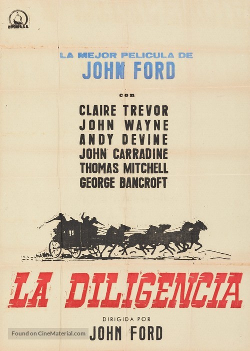 Stagecoach - Spanish Movie Poster