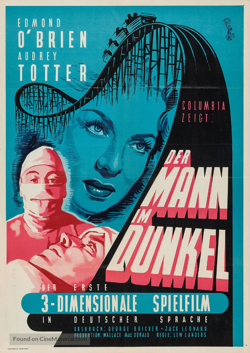 Man in the Dark - German Movie Poster