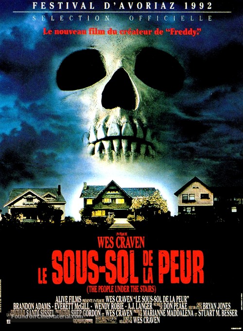 The People Under The Stairs - French Movie Poster