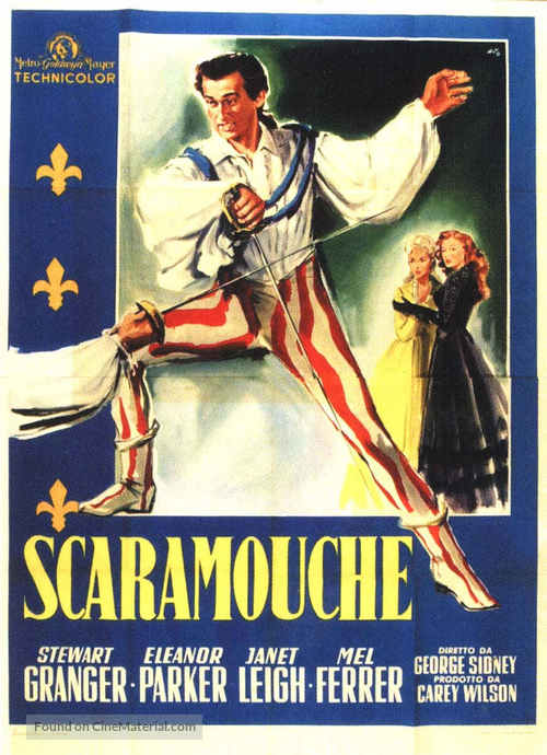 Scaramouche - Italian Movie Poster