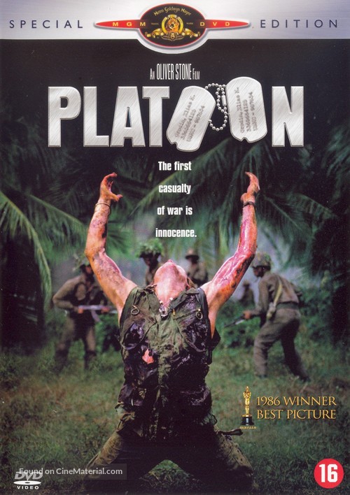 Platoon - Dutch DVD movie cover