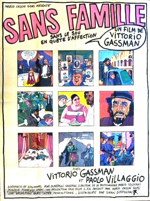 Senza famiglia, nullatenenti cercano affetto - French Movie Poster