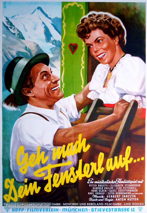 Geh mach dein Fensterl auf - German Movie Poster
