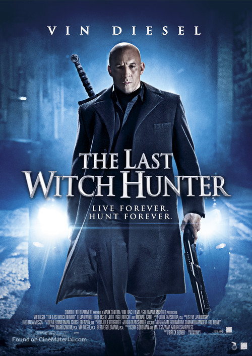 The Last Witch Hunter - Danish Movie Poster