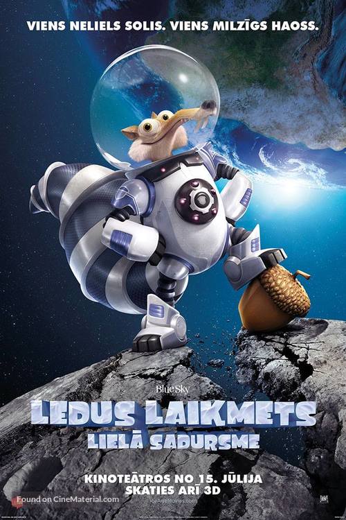 Ice Age: Collision Course - Latvian Movie Poster