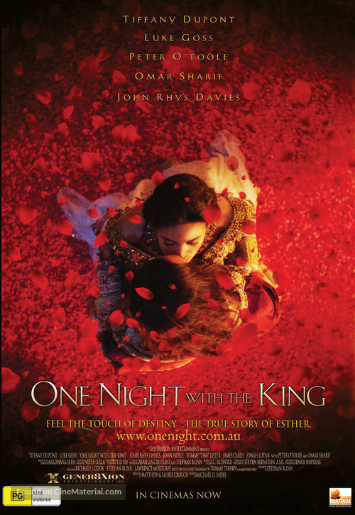 One Night with the King - Australian Movie Poster