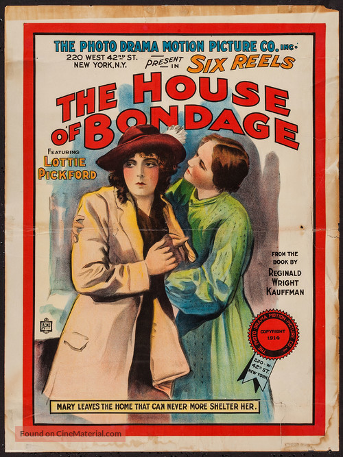 The House of Bondage - Movie Poster