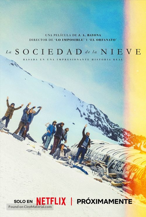 La sociedad de la nieve - Spanish Movie Poster