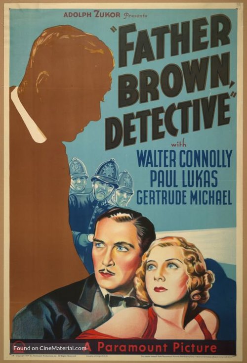 Father Brown, Detective - Movie Poster