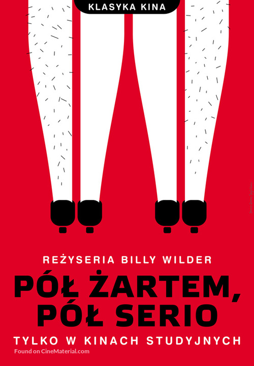 Some Like It Hot - Polish Movie Poster