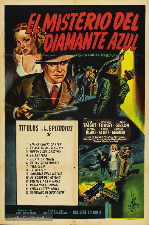 Chick Carter, Detective - Argentinian Movie Poster