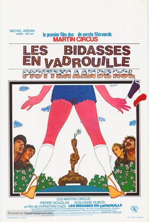 Les bidasses en vadrouille - Belgian Movie Poster