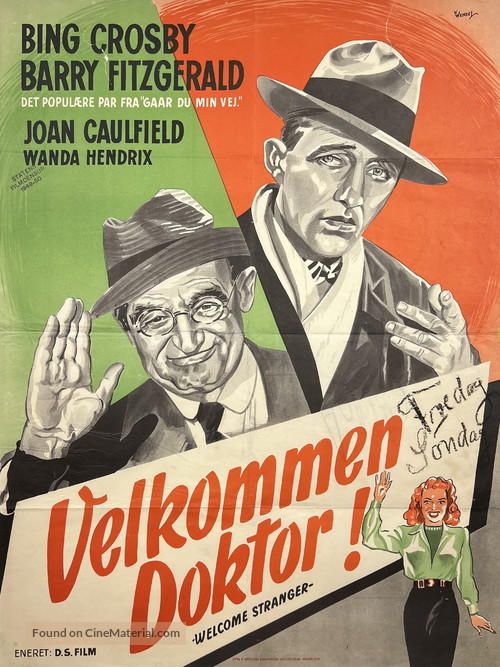 Welcome Stranger - Danish Movie Poster