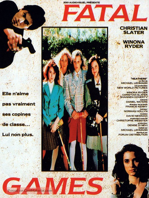 Heathers - French Movie Poster