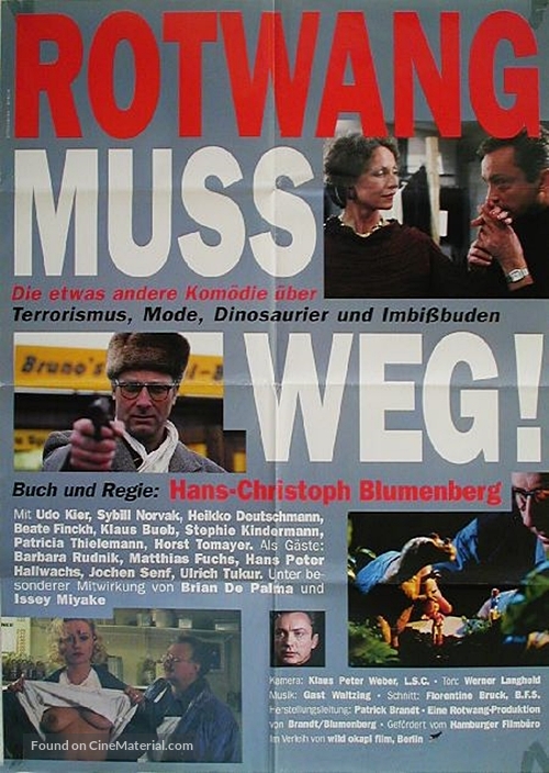 Rotwang mu&szlig; weg! - German Movie Poster