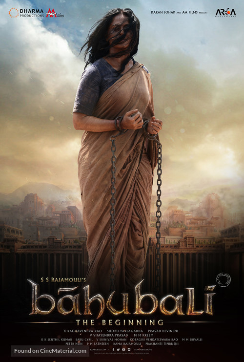 Baahubali: The Beginning - Indian Movie Poster