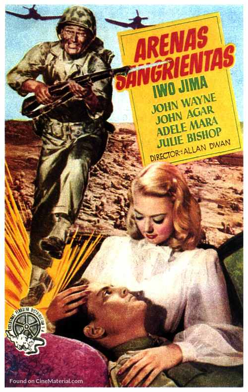 Sands of Iwo Jima - Spanish Movie Poster