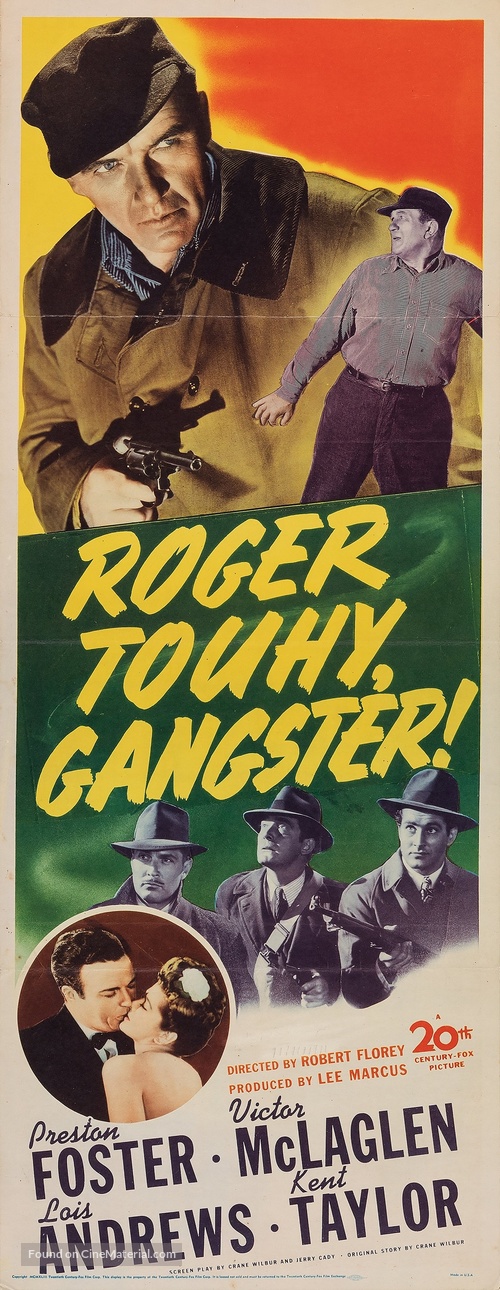 Roger Touhy, Gangster - Movie Poster