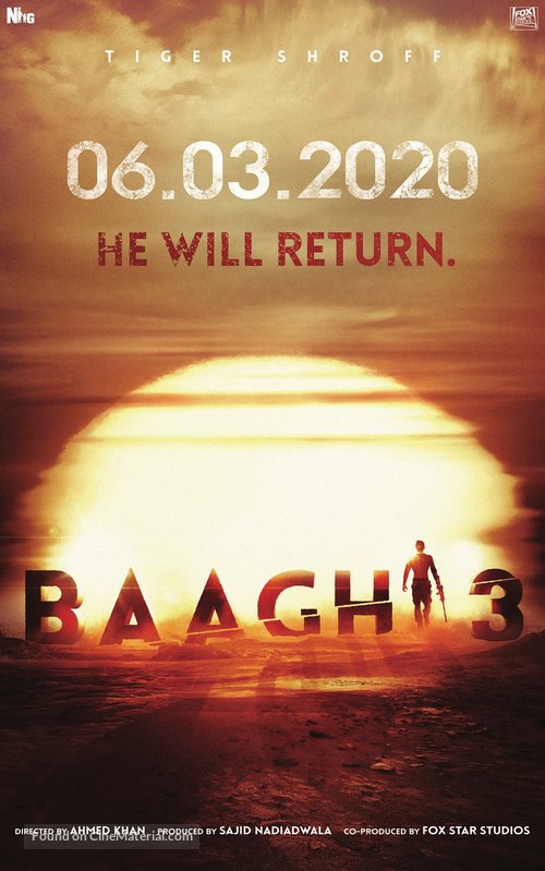 Baaghi 3 - Indian Movie Poster