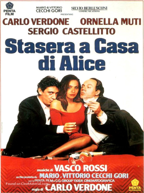 Stasera a casa di Alice - Italian DVD movie cover