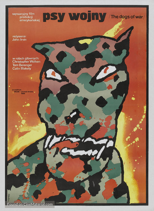 The Dogs of War - Polish Movie Poster